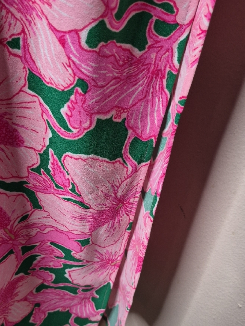 Lilly Pulitzer Pink & Green Floral Maxi Dress - Picture 4 of 11